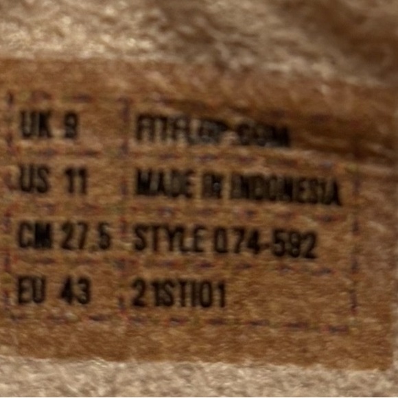 Fitflop Caramel Ballet Flats - Picture 9 of 9